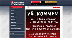 Desktop Screenshot of fotocenter.se