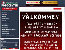 Tablet Screenshot of fotocenter.se
